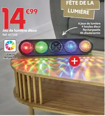 Jeu de lumière disco Réf. 617153