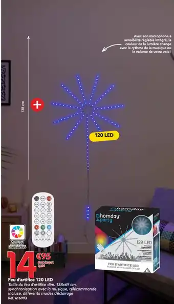Gifi Feu d'artifice 120 LED offre