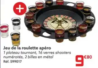 Jeu de la roulette apéro