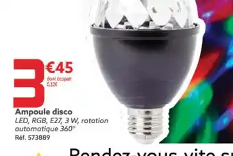 Ampoule disco