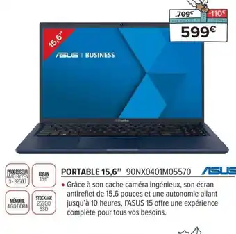 PORTABLE 15,6" 90NX0401M05570 ASUS