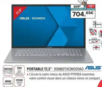Gitem PORTABLE 17,3" 90NBOTW3M009A0ASUS offre