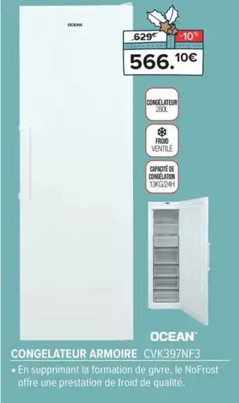 Gitem CONGELATEUR ARMOIRE CVK397NF3 offre