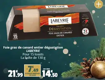 Coccinelle Supermarché Foie gras de canard entier dégustation LABEYRIE offre