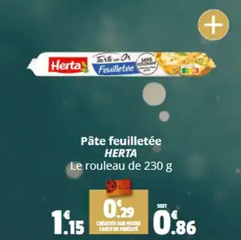 Coccinelle Supermarché Pâte feuilletée HERTA offre