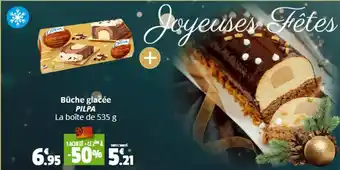 Coccinelle Supermarché Bûche glacée PILPA offre