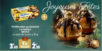 Coccinelle Supermarché Profiteroles au chocolat La laitière NESTLÉ offre