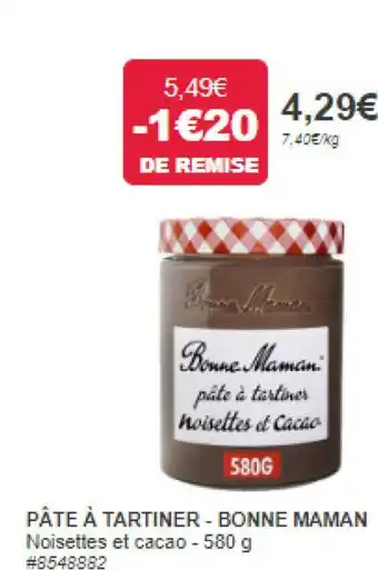 Costco PÂTE À TARTINER - BONNE MAMAN offre