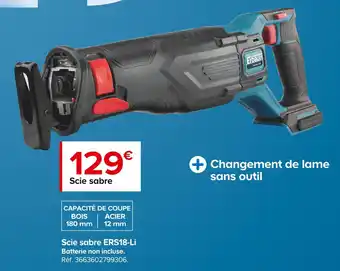 Castorama Scie sabre ers18-li offre