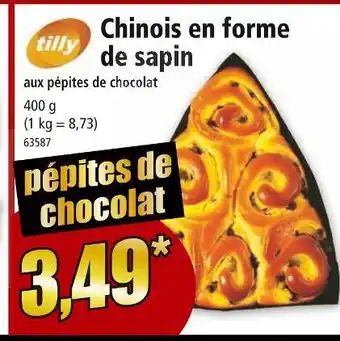 Norma Tilly chinois en forme de sapin offre