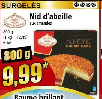 Norma Nid d’abeille aux amandes offre