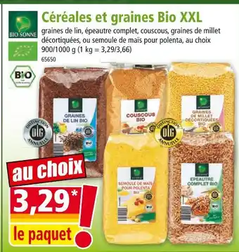 Norma Bio sonne céréales et graines bio xxl offre