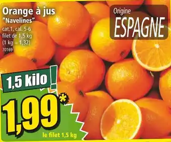 Norma Orange à jus ”navelines” offre