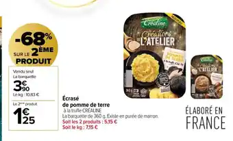 Carrefour Contact Écrasé de pomme de terre offre