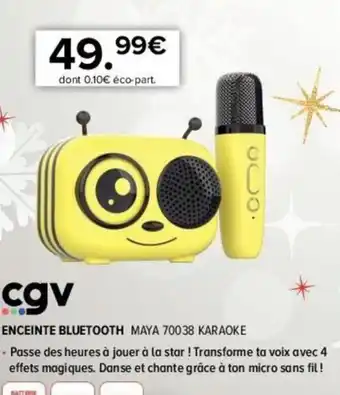 Gitem ENCEINTE BLUETOOTH MAYA 70038 KARAOKE offre