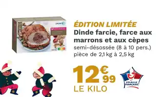 Picard Dinde farcie, farce aux marrons et aux cèpes offre