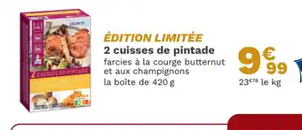 2 cuisses de pintade