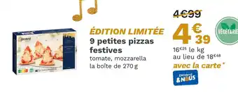 Picard 9 petites pizzas festives offre