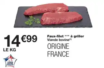 Monoprix Faux-filet à griller offre