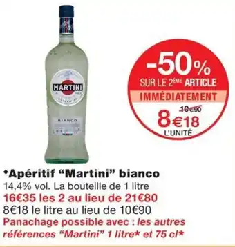 *Apéritif "Martini" bianco