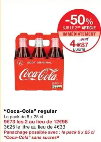 Monoprix "Coca-Cola" regular offre