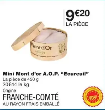 Monoprix Mini Mont d'or A.O.P. “Ecureuil" offre