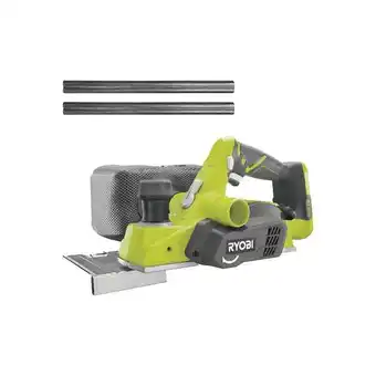 Bricorama Pack ryobi - rabot r18pl-0 - 18v oneplus - 82mm - sans batterie ni chargeur - jeu de 2 fers jetables carbure pb82a2 offre