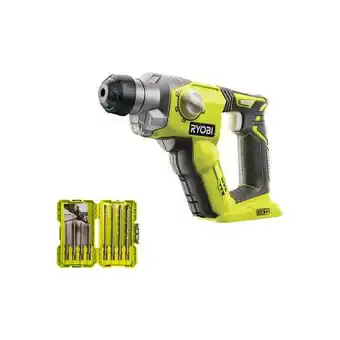 Bricorama Pack ryobi - marteau perforateur r18sds-0 - 18v oneplus sans batterie ni chargeur - coffret empilage 8 forets sdsplus rak08sd offre