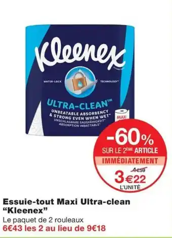 Monoprix Essuie-tout Maxi Ultra-clean "Kleenex" offre