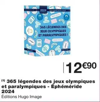 Monoprix (1) 365 légendes des jeux olympiques et paralympiques - Éphéméride 2024 offre