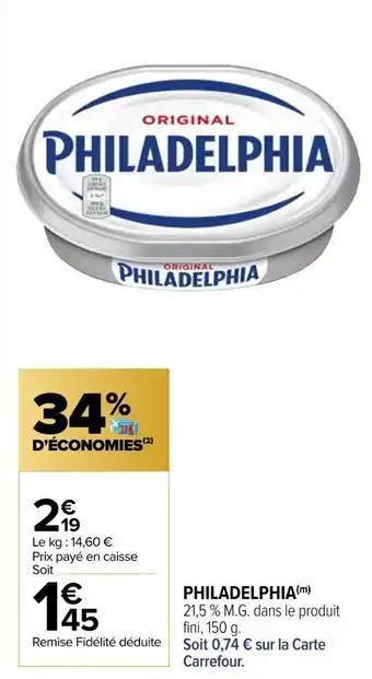 Carrefour Market PHILADELPHIA offre