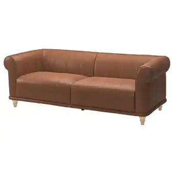 IKEA Viskafors canapé 3 places, högalid brun/bouleau offre