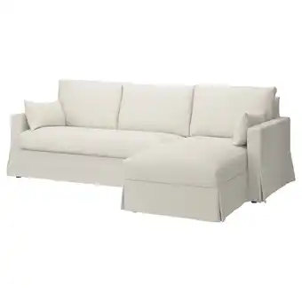 IKEA Hyltarp canapé 3 places méridienne, droite, gransel naturel offre
