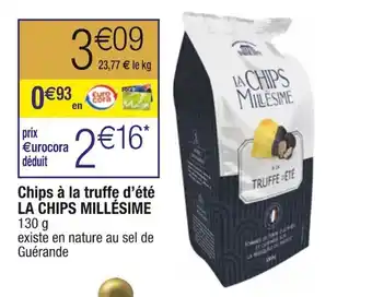 Cora x Carrefour Chips à la truffe d'été LA CHIPS MILLÉSIME offre