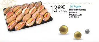Cora x Carrefour Micro moricettes garnies POULAILLON offre