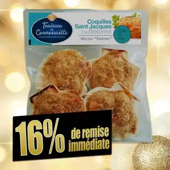 Norma 4 coquilles st jacques à la bretonne offre