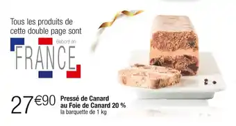 Cora x Carrefour Pressé de Canard au Foie de Canard 20 % offre