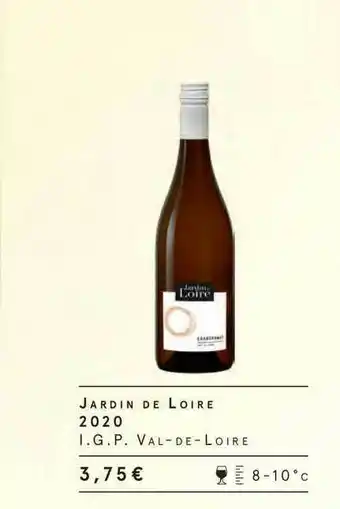 Monoprix Jardin De Loire 2020 I.g.p. Val-de-loire offre