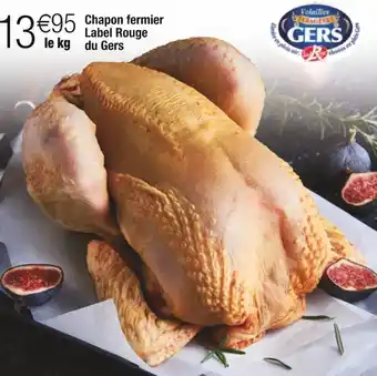 Cora x Carrefour Chapon fermier Label Rouge offre