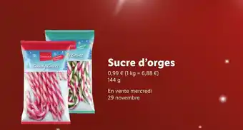 Lidl Sucre d’orges offre