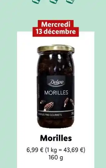 Lidl Deluxe morilles offre