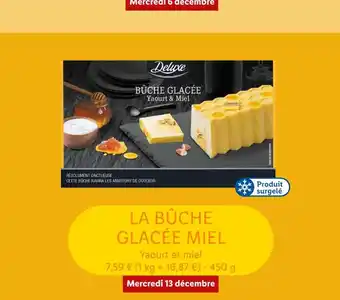 Lidl La bûche glacée miel offre