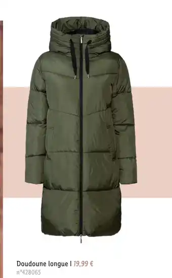 Lidl Doudoune longue offre