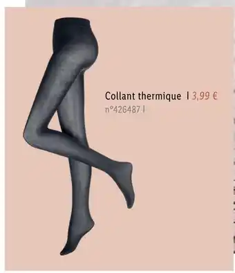 Lidl Collant thermique ӏ offre