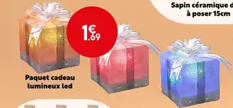 Maxi Bazar Paquet cadeau lumineux led offre