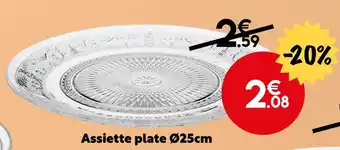 Assiette plate ø25cm