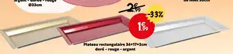 Maxi Bazar Plateau rectangulaire offre