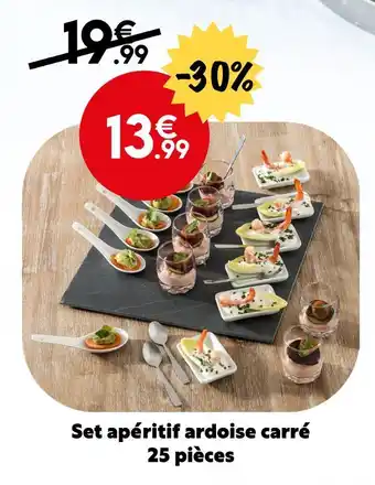 Maxi Bazar Assiette ardoise ø22cm offre