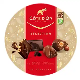 Carrefour Côte d'or boîte sélection pralines offre