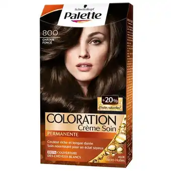 Carrefour Schwarzkopf coloration permanente palette offre